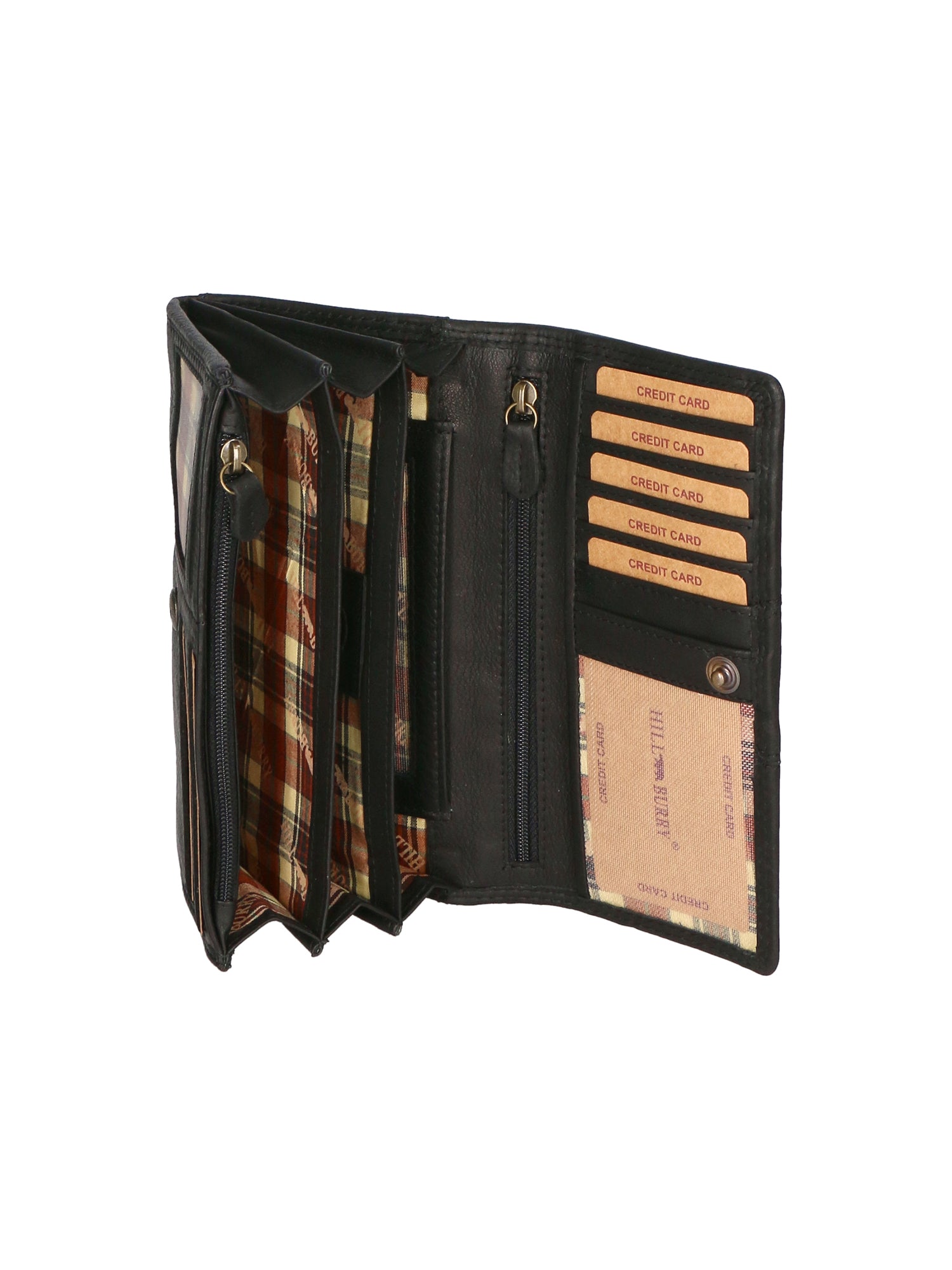 Portafoglio da uomo in vera pelle Casual HILB-5009-NERO Hill Burry