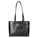 Flora Borsa a spalla da donna Vera pelle 9118-NERO BLACK Gave Lux