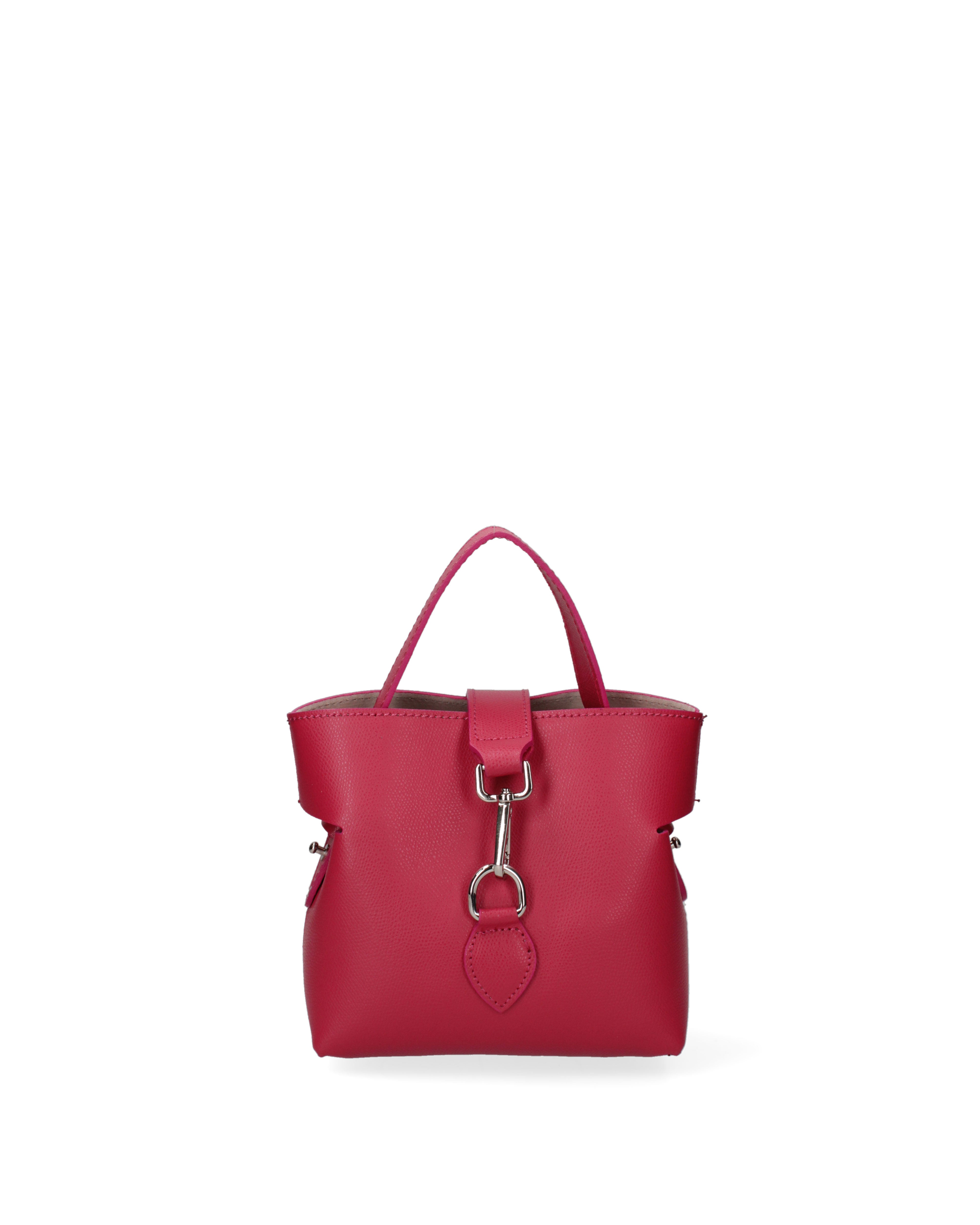 Modena Borsa a mano da donna Vera pelle 07380-PL02 FUXIA Gave Lux