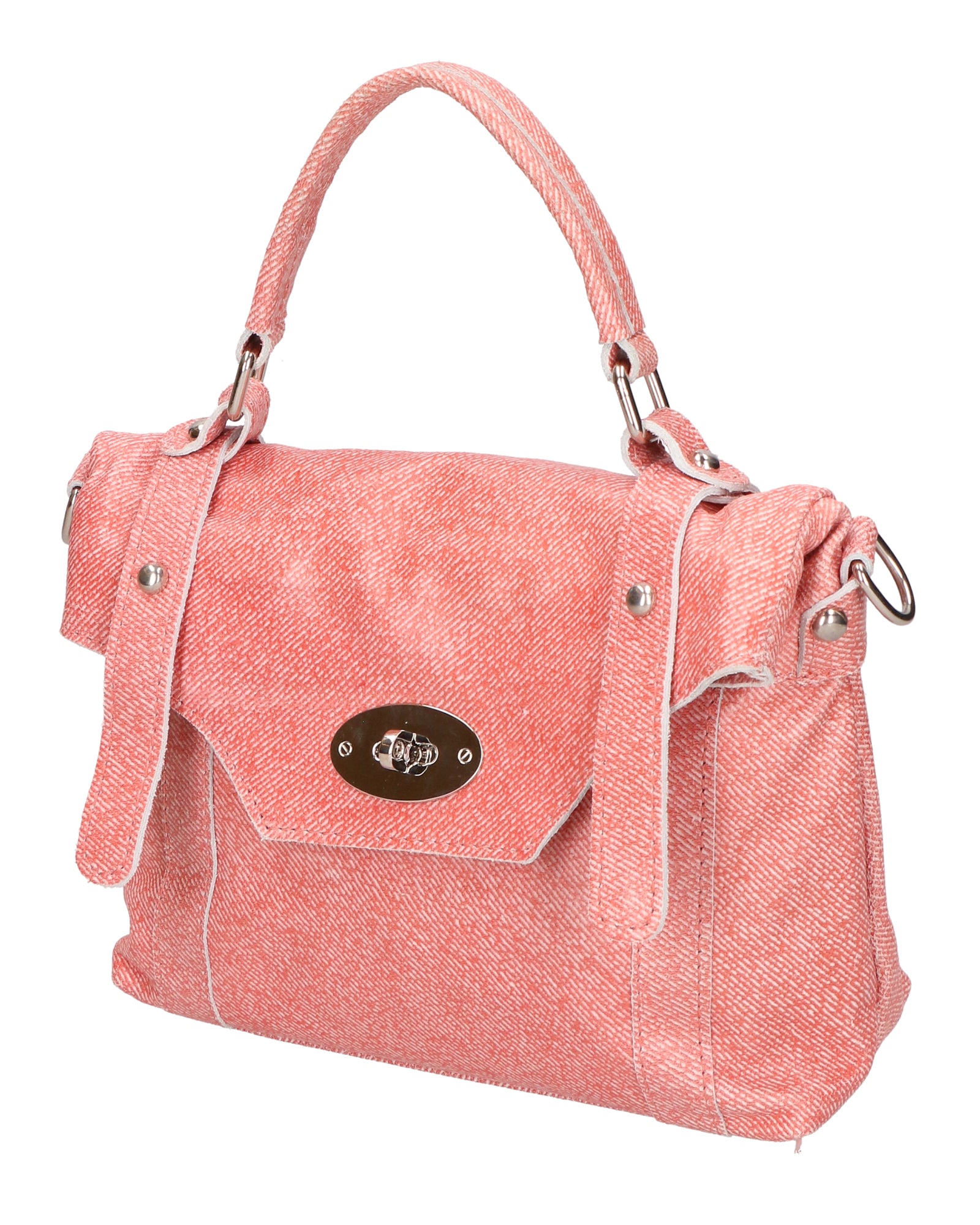 Floresta Borsa a mano da donna Vera Pelle 1158-CORALLO Gave Lux