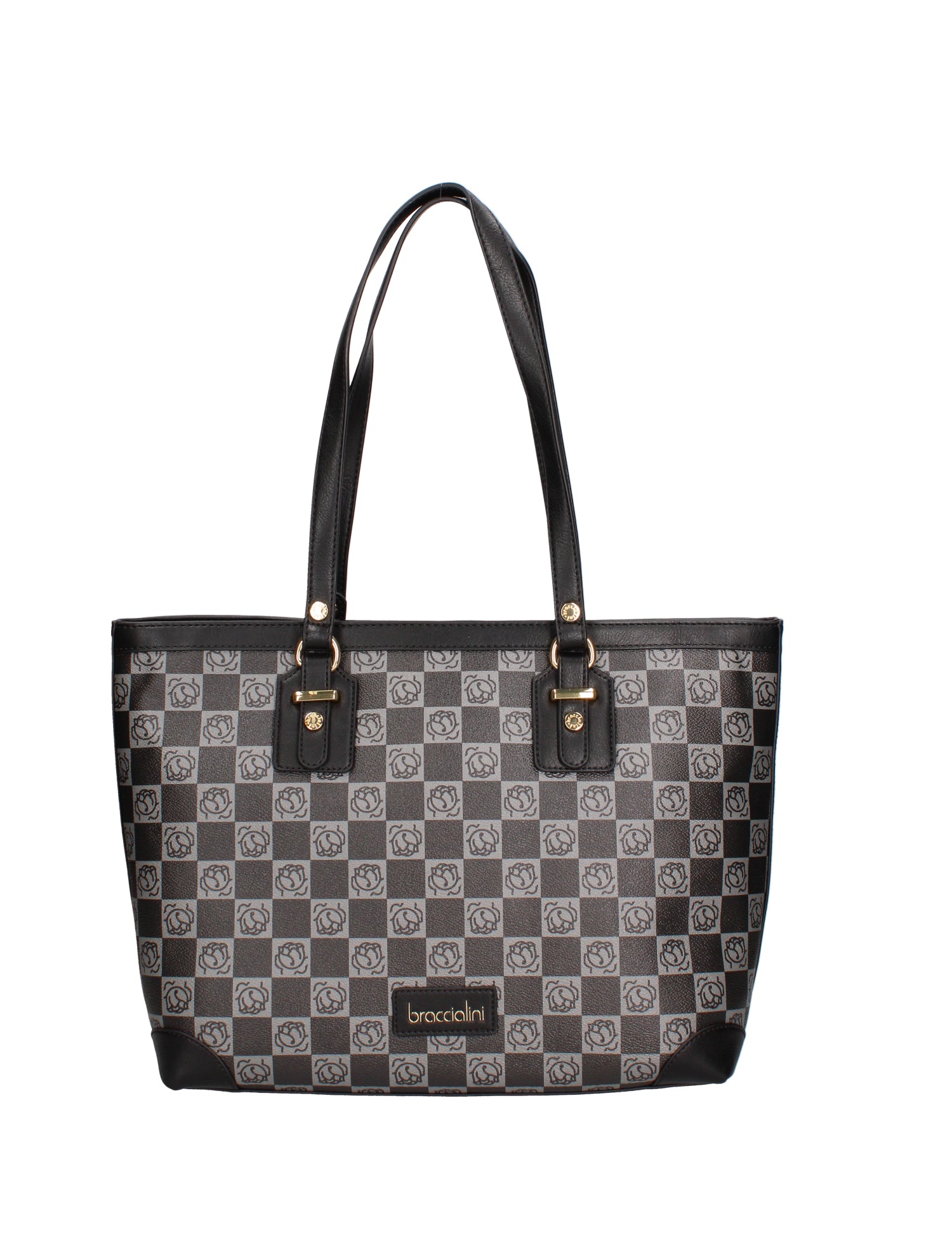 Morelia Borsa a spalla da donna 100% poliuretano B16176-NERO Braccialini