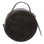 Borsa a mano da donna Pelle scamosciata e ruga MYB-6021-FW-NERO My Best Bag
