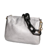 Borsa a tracolla da donna Vera pelle MYB-7024-SS-DL1 SILVER My Best Bag