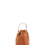 Unisex-Beuteltasche aus echtem Leder, hergestellt in Italien, 24 x 30 x 16 cm
