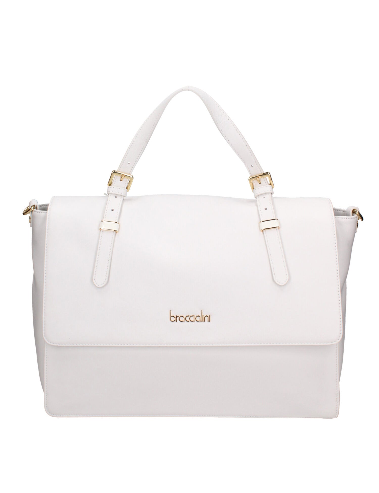 Valoria Prime Borsa a spalla da donna 100% pelle B17213-BIANCO Braccialini