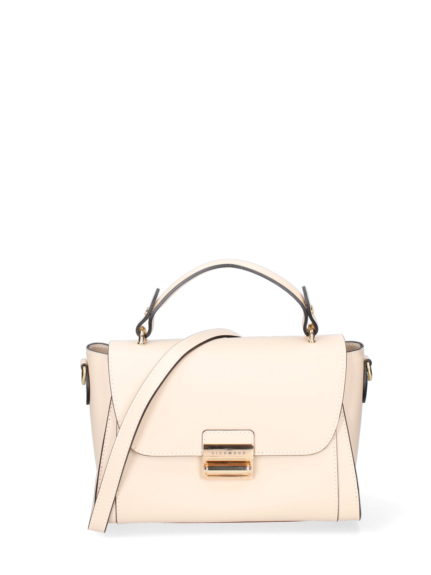 Borsa a mano da donna 100% pelle ruga JR-W-1128RU-BONE-GOLD John Richmond