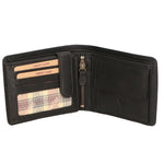 Portafoglio uomo in vera pelle RFID HILB-6404EAGLE-NERO Hill Burry