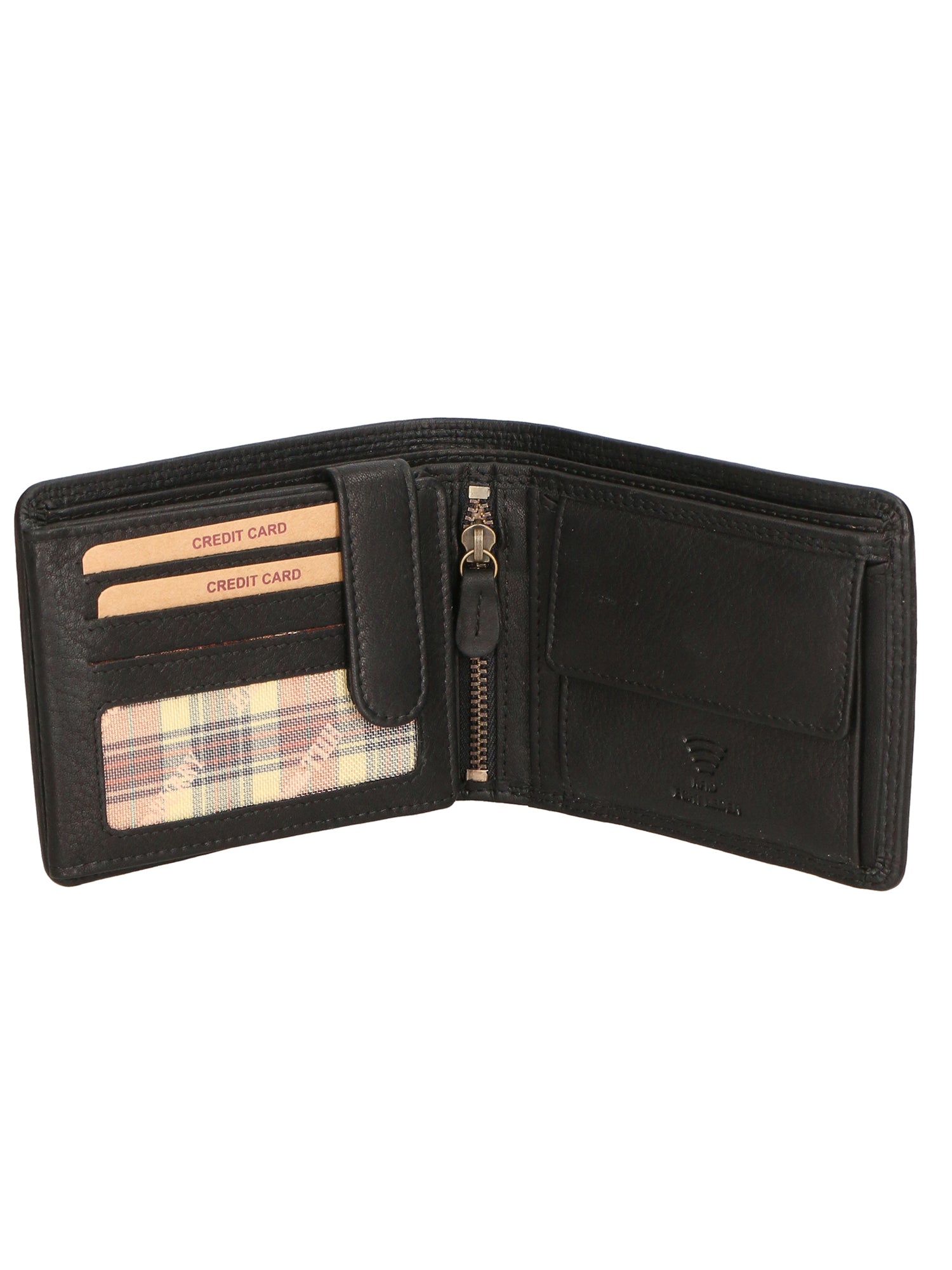 Portafoglio uomo in vera pelle RFID HILB-6404EAGLE-NERO Hill Burry