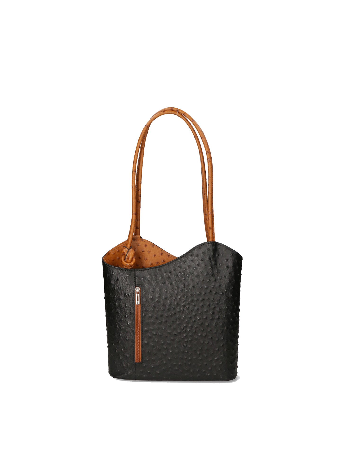 Chanel 3005-20 NERO 06 CUOIO Zaino da donna in vera pelle Gave Lux