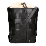 Borsa a tracolla da donna 100% pelle MYB-7054-SS-NERO+BEIGE My Best Bag