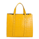Borsa a mano da donna Pelle goffrata MYB-7003-SSCOCCO-C04 GIALLO My Best Bag