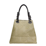 Araminta Borsa Shopper da donna Vera Pelle 80047-025 VERDE MILITARE Gave Lux