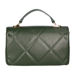 Vita Borsa a spalla da donna Vera pelle 06879-S14 VERDE SCURO Gave Lux