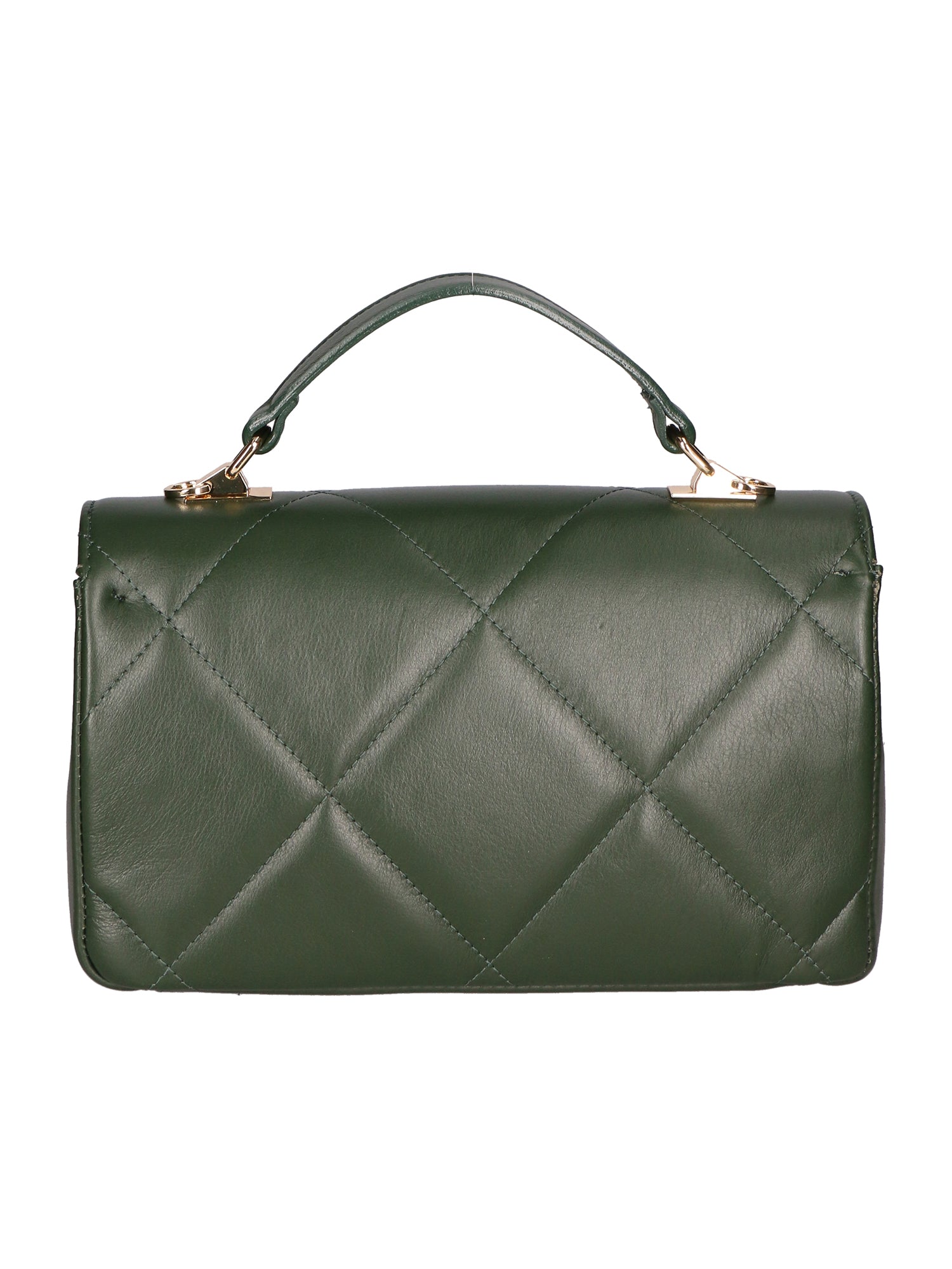 Vita Borsa a spalla da donna Vera pelle 06879-S14 VERDE SCURO Gave Lux