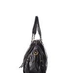 Novara Borsa a spalla da donna Vera pelle 06090 LM-L022 NERO Gave Lux