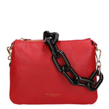 Borsa a spalla da donna Vera pelle italiana MYB-8020-FW-ROSSO My Best Bag