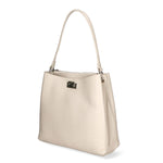 Adelasia Borsa a mano da donna 100% pelle 04495-D37 LATTE MILK Gave Lux