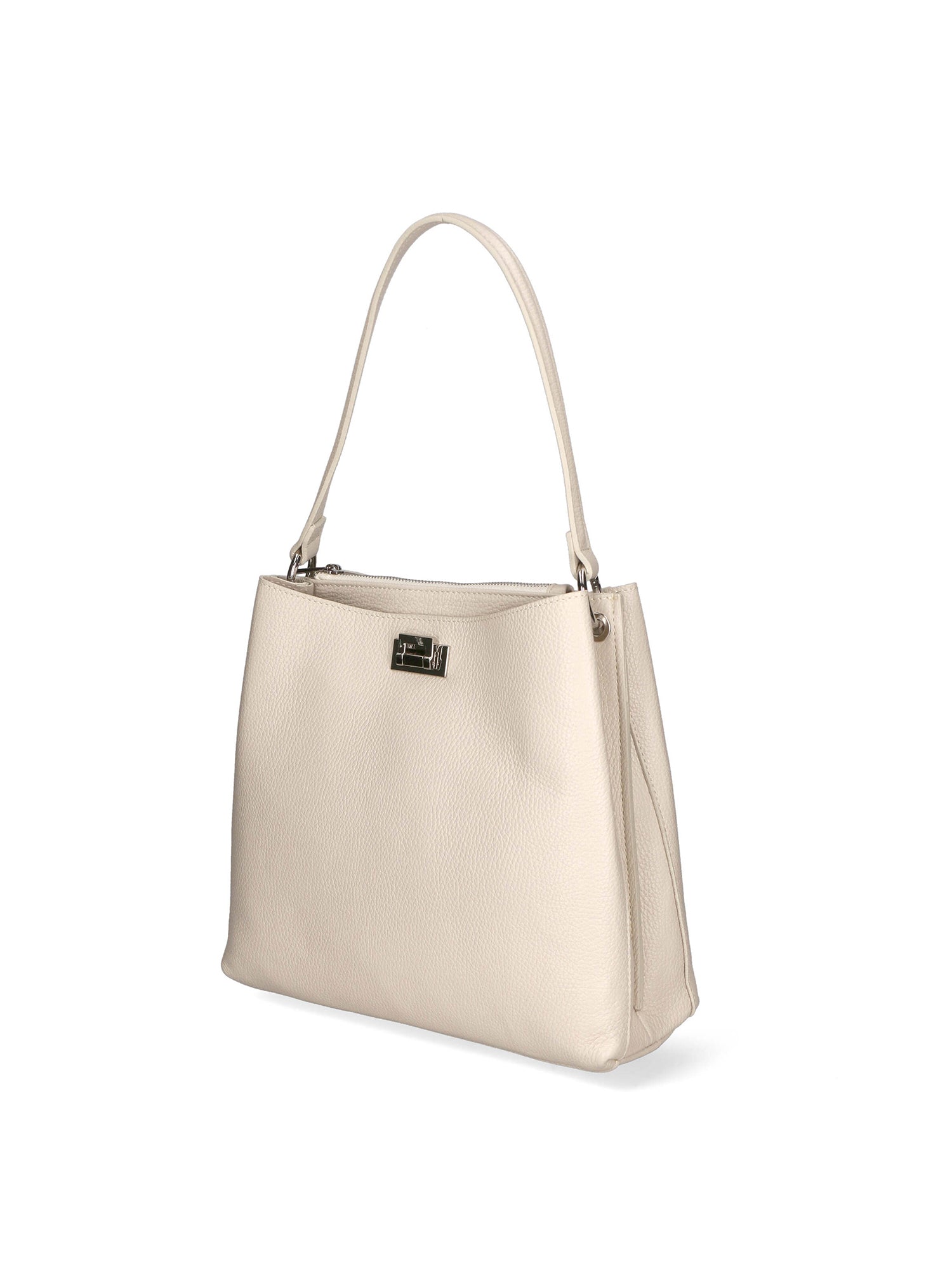 Adelasia Borsa a mano da donna 100% pelle 04495-D37 LATTE MILK Gave Lux