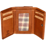Portafoglio da uomo in vera pelle RFID HILB-5035-CUOIO Hill Burry