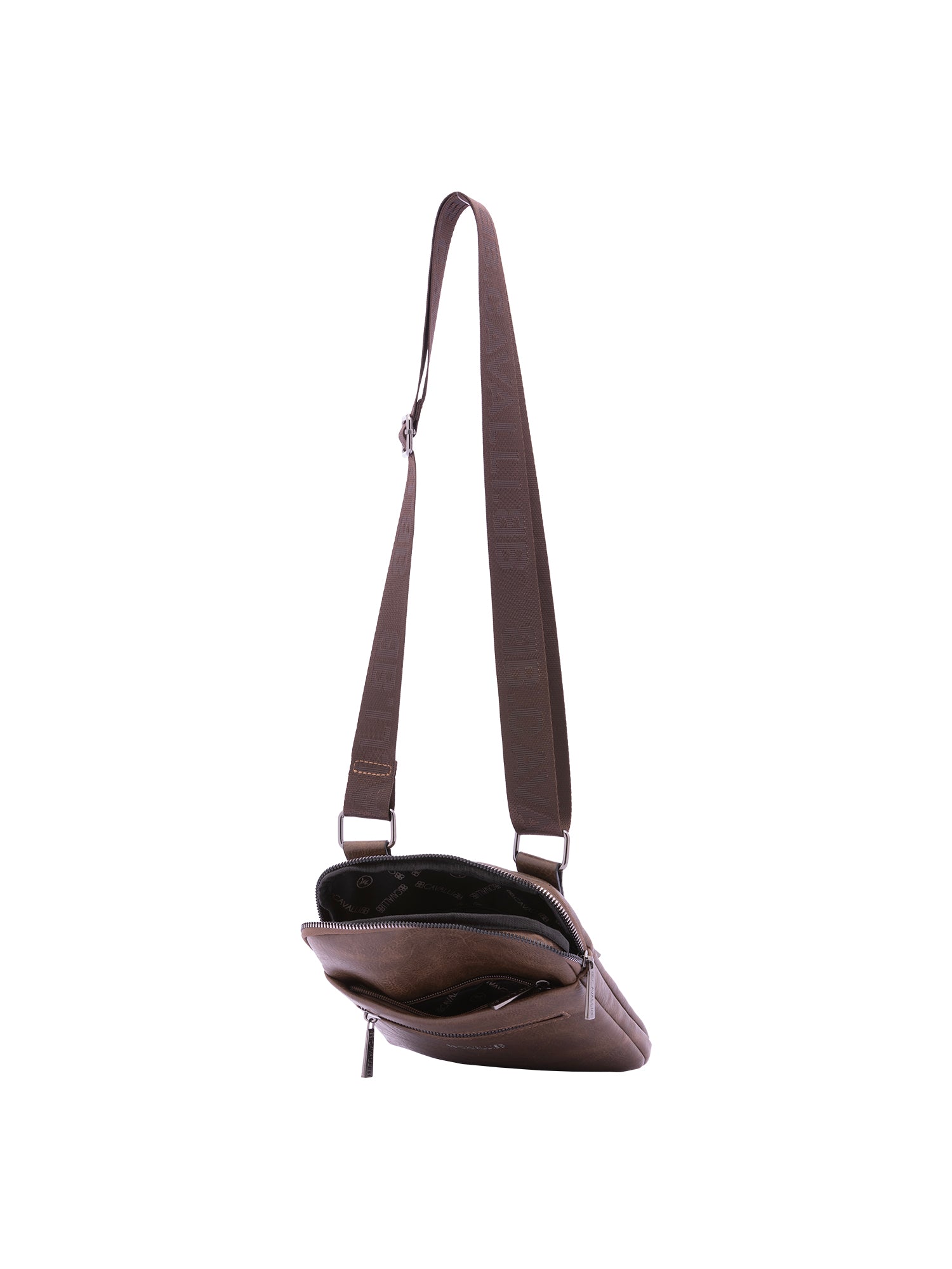 Borsa a tracolla da uomo 100% Poliestere BC1194-MARRONE B Cavalli