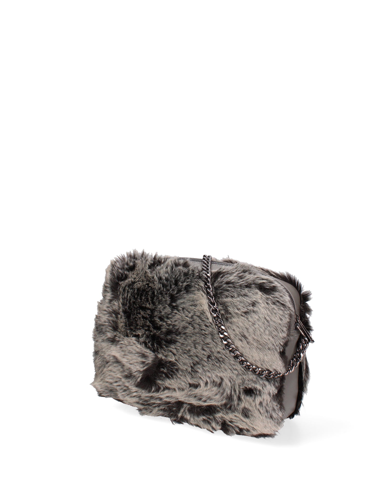 Ambre Borsa a spalla donna Vera pelle 8489-GRIGIO Gave Lux