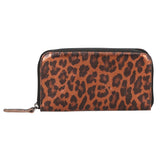 Berenice Portafoglio donna vera pelle Zip 10012-BRONZO Gave Lux