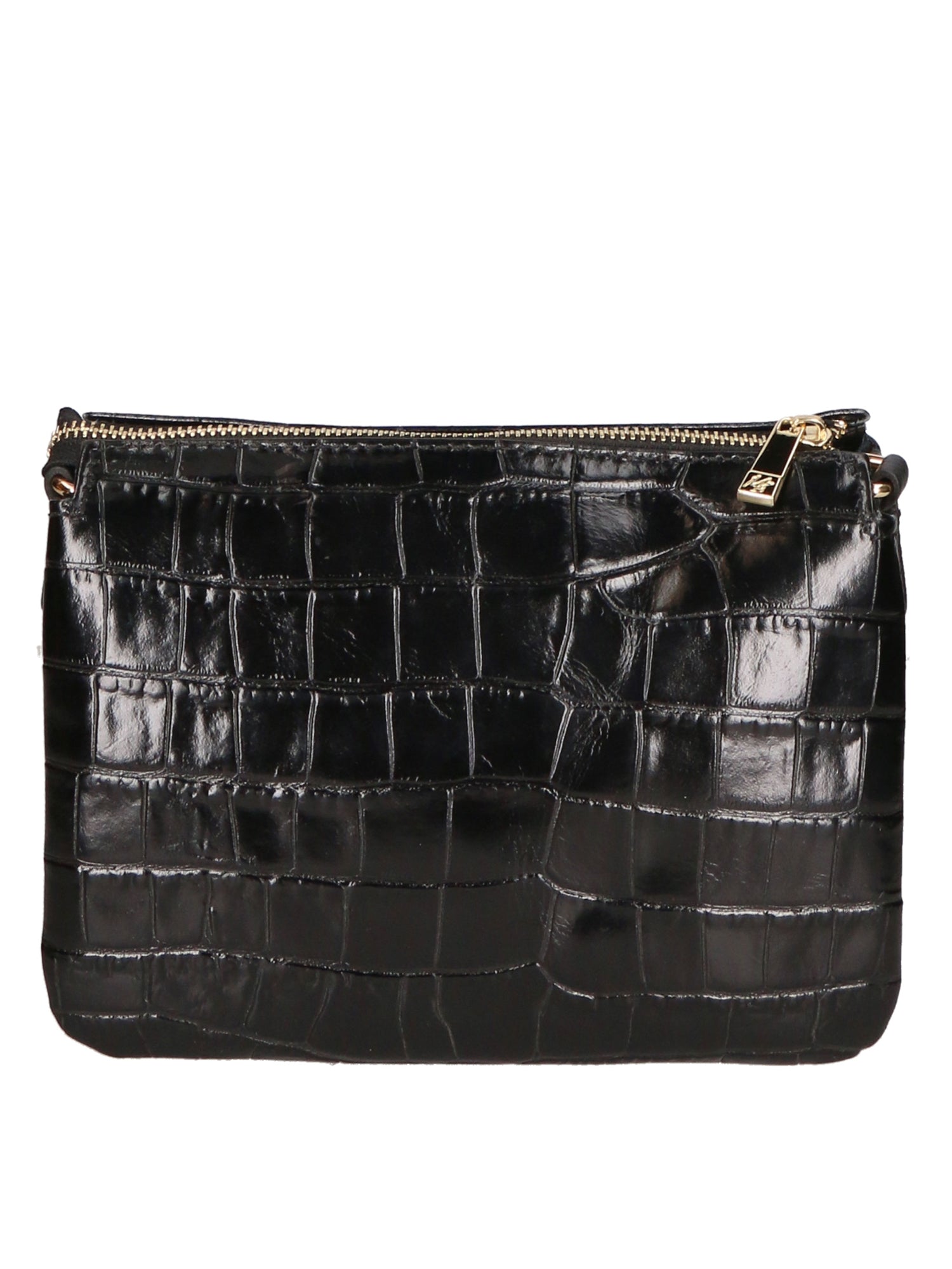 Borsa a mano da donna Vera pelle stampata coccodrillo MYB-7019-SS-C28 NERO My Best Bag