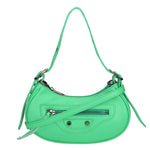 Galatea Borsa a spalla da donna Vera pelle 05708-D100 VERDE Gave Lux