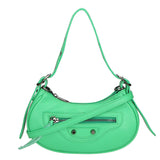 Galatea Borsa a spalla da donna Vera pelle 05708-D100 VERDE Gave Lux