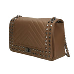 Regina Borsa a spalla da donna Vera pelle 6596-TAUPE Gave Lux