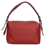 Vivienne Borsa a spalla da donna Vera pelle 06674-D10 RUBINO + D34 BORD Gave Lux