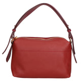 Vivienne Borsa a spalla da donna Vera pelle 06674-D10 RUBINO + D34 BORD Gave Lux