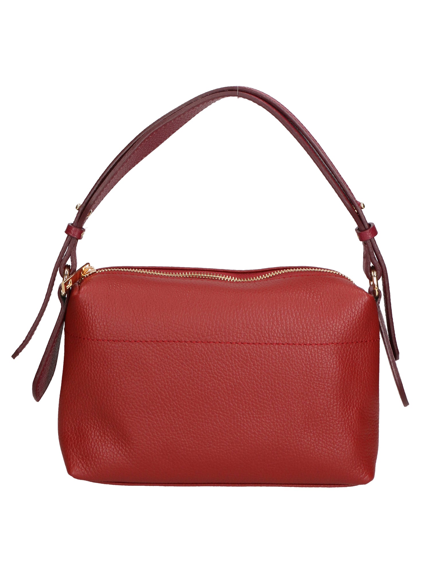 Vivienne Borsa a spalla da donna Vera pelle 06674-D10 RUBINO + D34 BORD Gave Lux