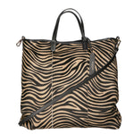 Borsa a mano da donna Vera pelle MYB-8053-FW-ZEBRA CUOIO NERO My Best Bag