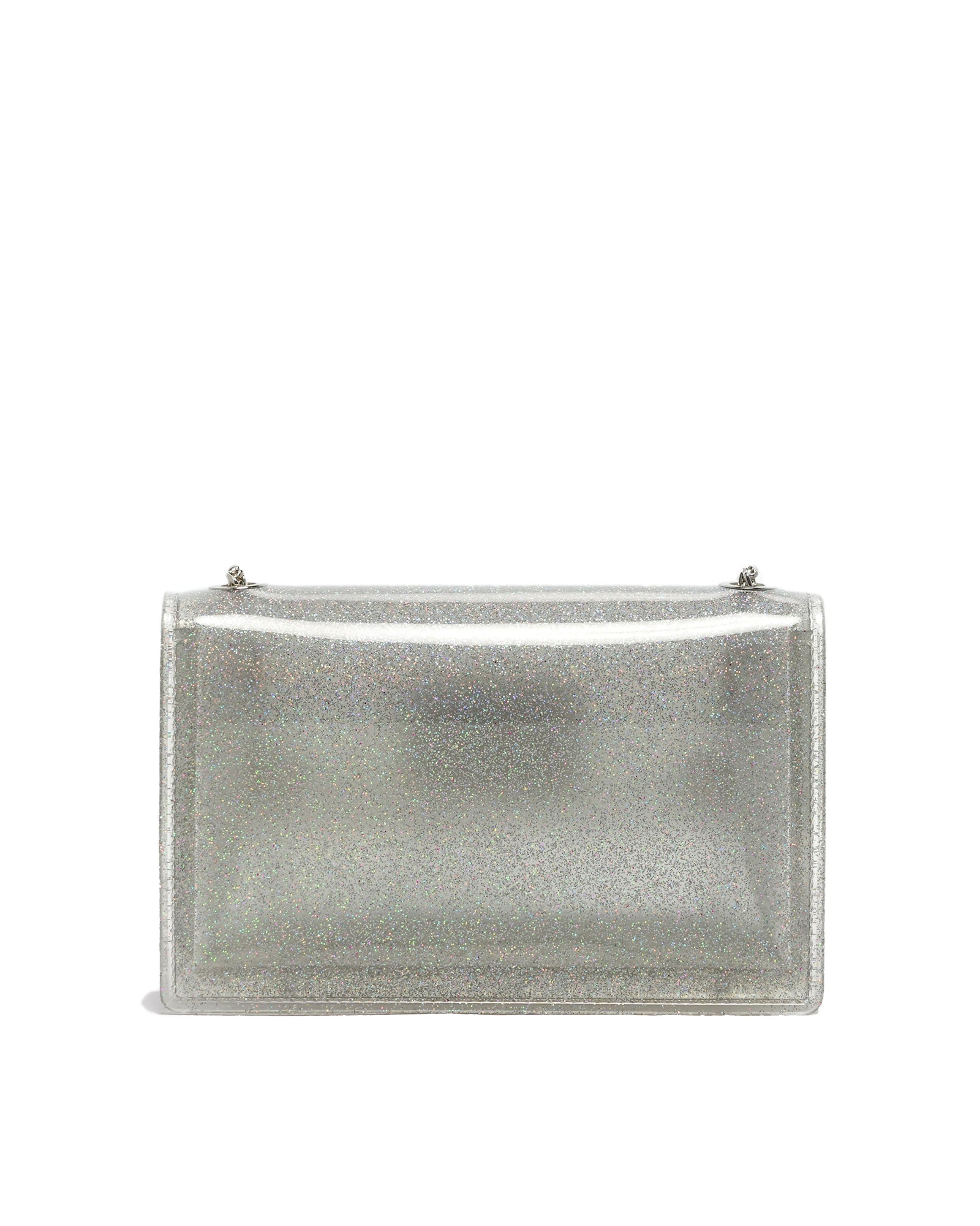 Borsa a mano da donna 100% Pvc FLAT SUPERMEE M-BLACK + LIGHT GOLD Marc Ellis