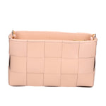 Borsa a tracolla da donna 100% vera pelle MYB-7057-SS-ROSA+BEIGE My Best Bag