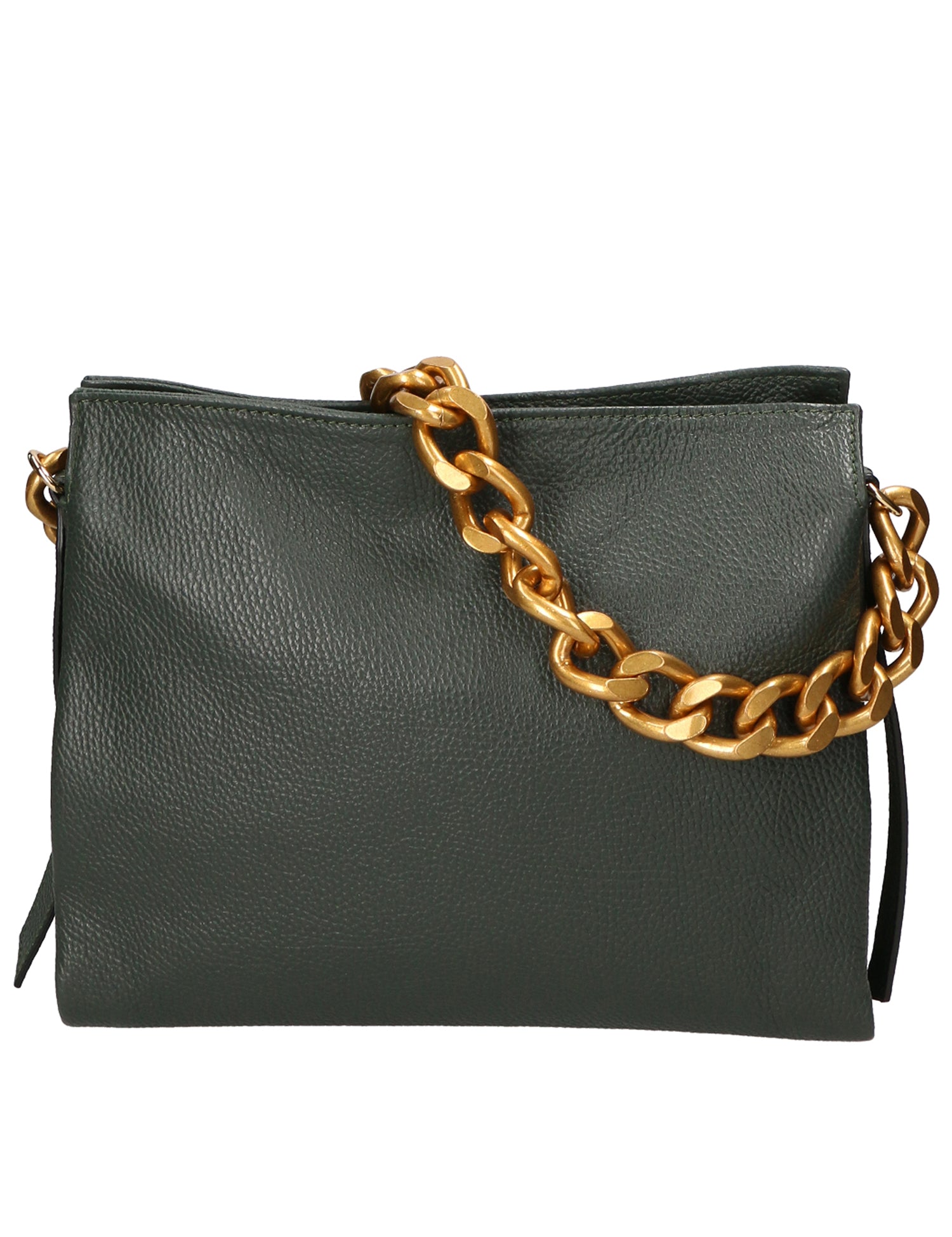 Annalou Borsa a spalla da donna Vera pelle 05417-D14 VERDE SCURO Gave Lux