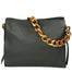 Annalou Borsa a spalla da donna Vera pelle 05417-D14 VERDE SCURO Gave Lux