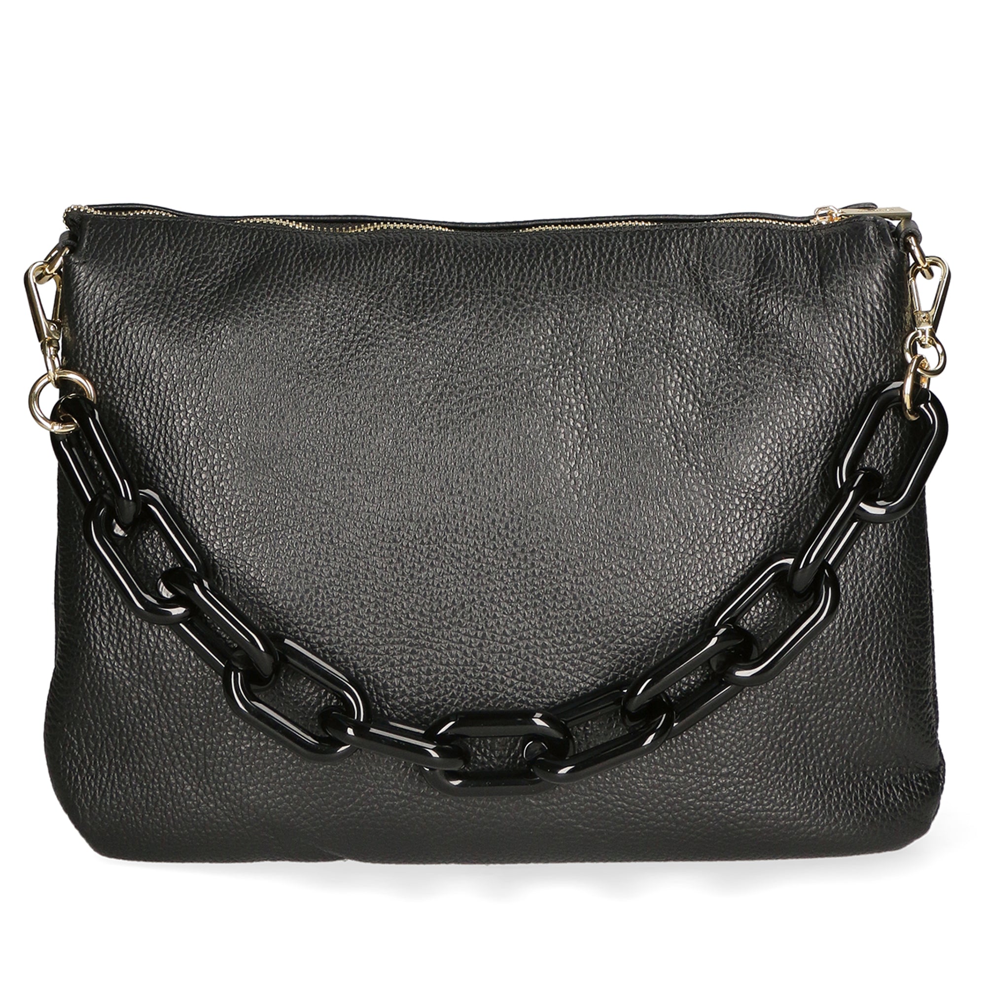 Borsa a tracolla da donna Vera pelle MYB-8019-FW-D28 NERO My Best Bag