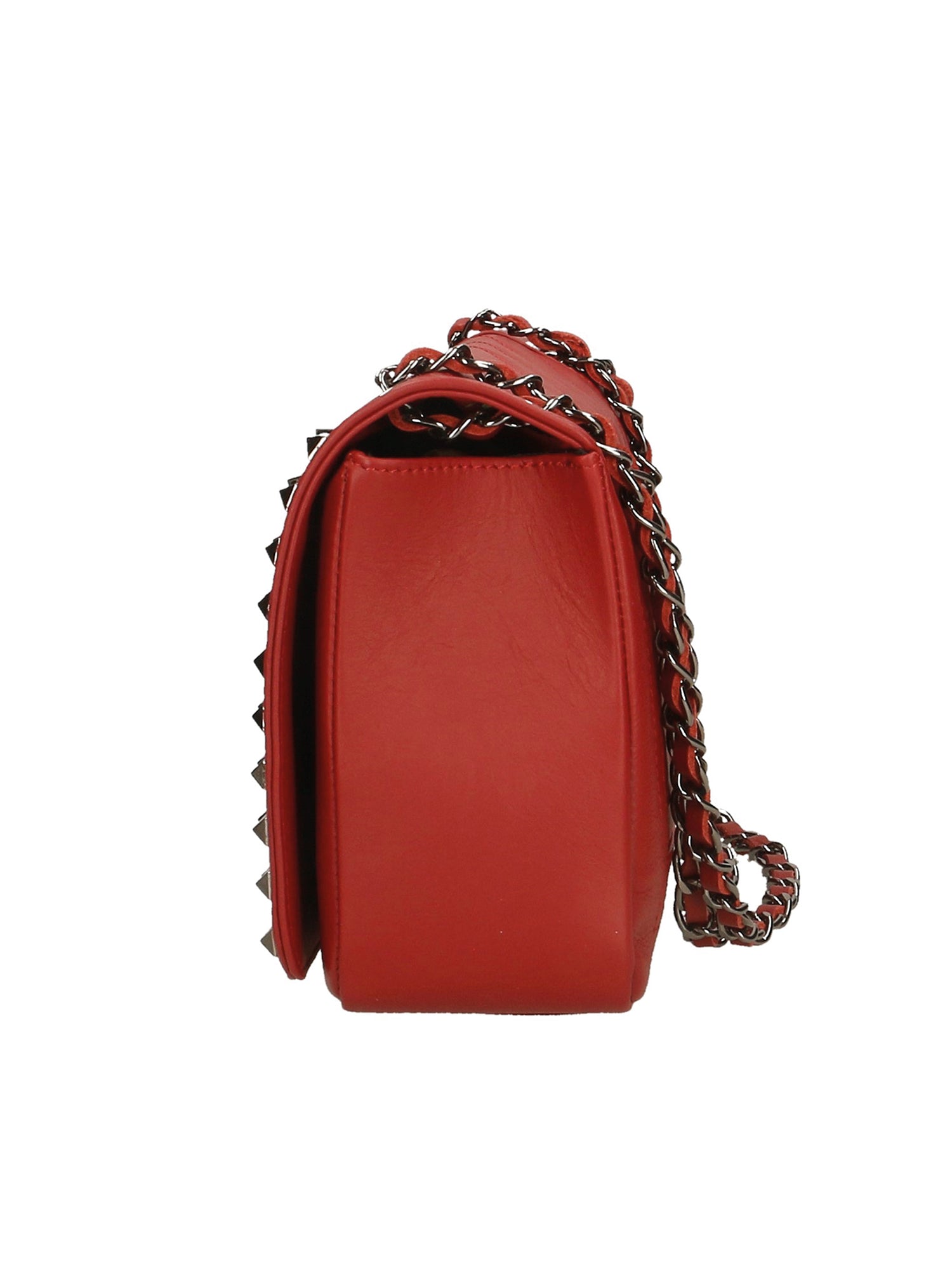 Bologna Borsa a spalla da donna Vera pelle 6590-ROSSO RED Gave Lux
