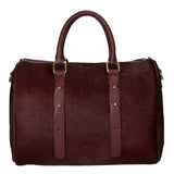 Borsa a mano da donna Vera pelle di cavallino MYB-8024-FW-BORGOGNA My Best Bag