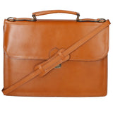 Dafne Borsa da lavoro unisex Vera pelle 7004-CUOIO Gave Lux