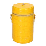 Borsa a spalla da donna Vera pelle coccodrillo MYB-7023-SS-GIALLO My Best Bag