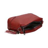 Lidia Women's Handbag in Genuine Leather Made in Italy 14X25X10 cm