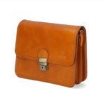 Bibiana Borsa a tracolla da donna Vera pelle 10018 1107-CUOIO Gave Lux