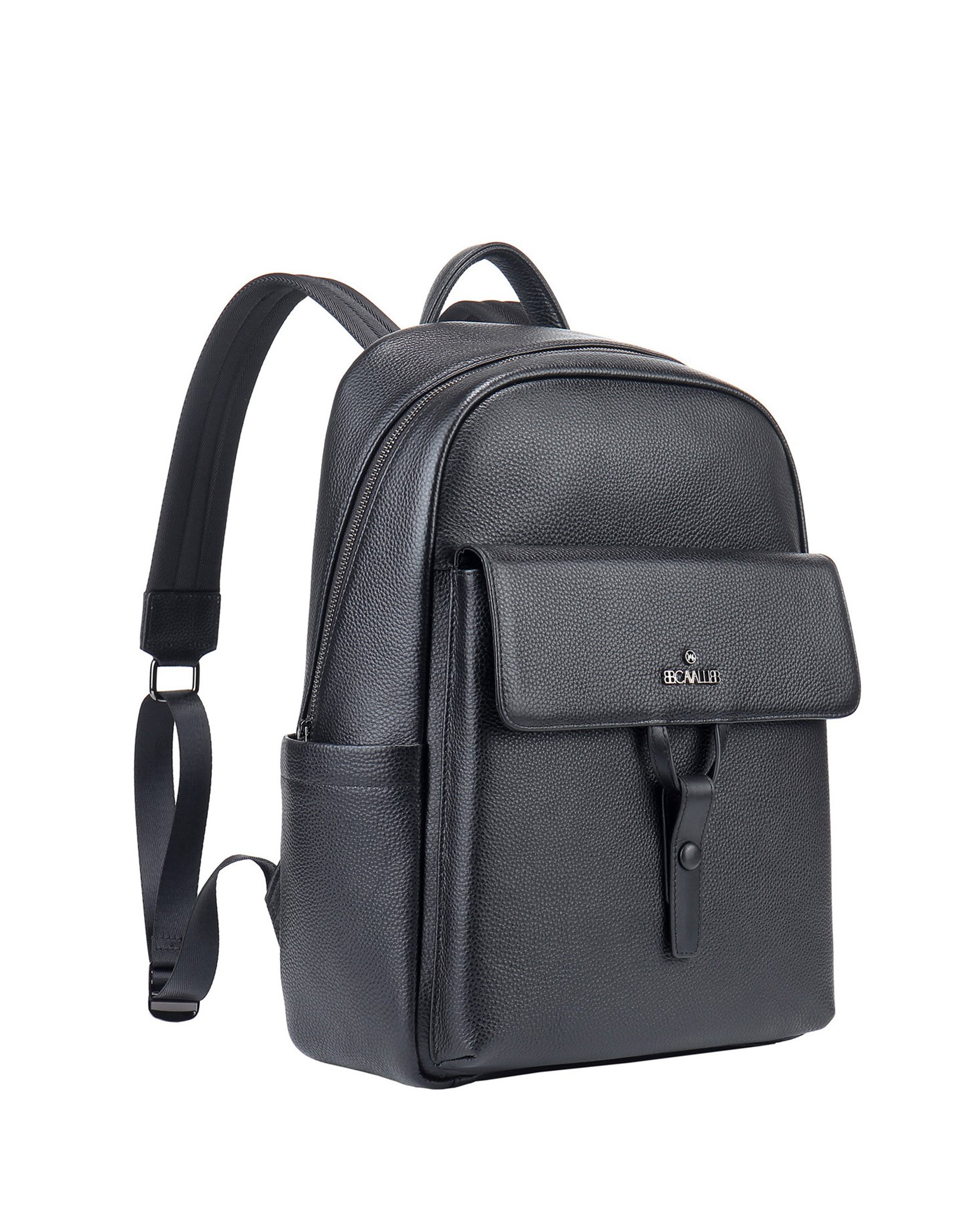 Zaino unisex in vera pelle Casual BC1298-NERO B Cavalli