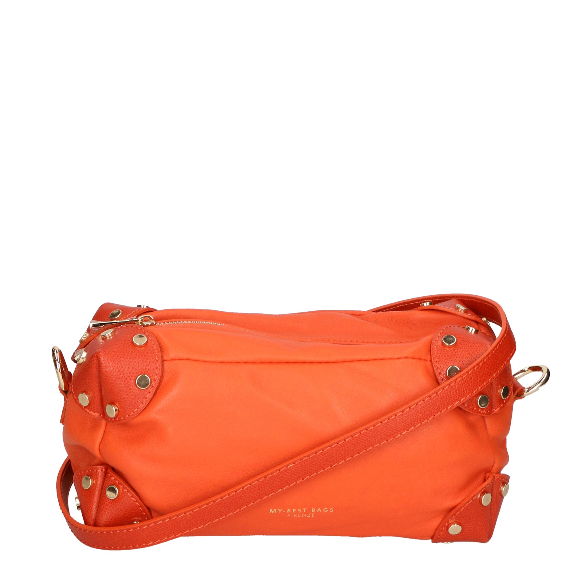 Borsa a tracolla da donna Vera pelle MYB-6011-FW-VERMIGLIO+P620 MATTONE My Best Bag