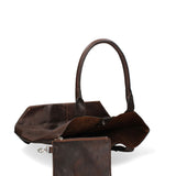 Brunella Borsa a mano da donna 100% pelle 524807-D23 T.MORO Gave Lux