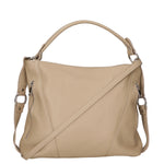 Emily Borsa a spalla da donna Vera pelle 80064-D11 TAUPE SCURO DARK TAUPE Gave Lux
