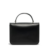 Borsa a mano da donna 100% Pvc FLAT EAR-BLACK + BRUSH SILVER Marc Ellis
